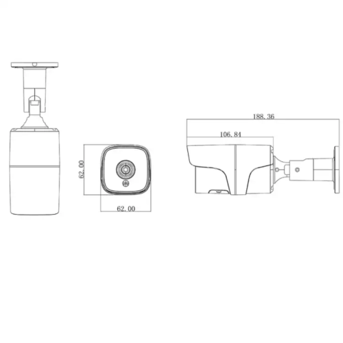 TELECAMERA WIRED POE DADVU DV-3MPXM 6